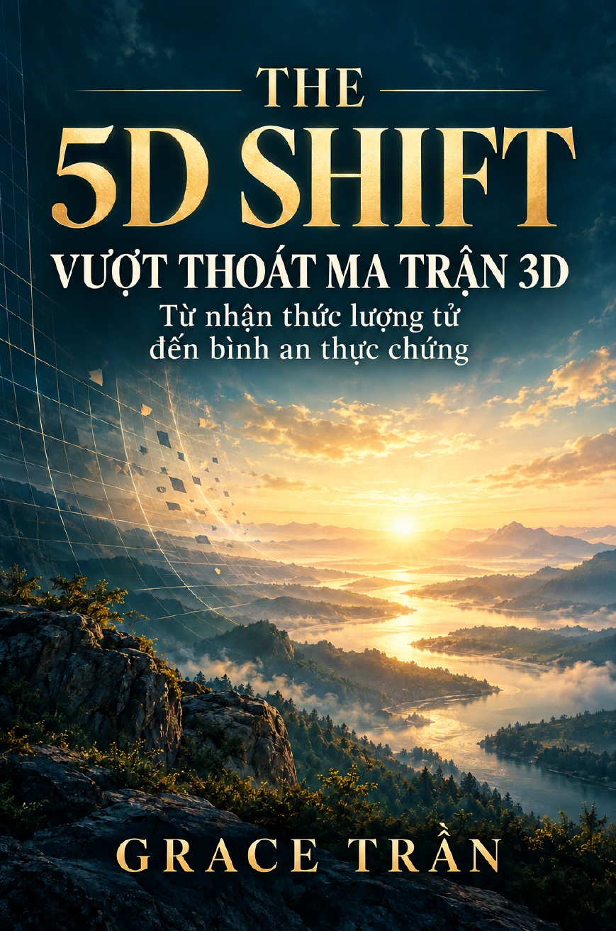 Bìa sách THE 5D SHIFT – Vượt thoát ma trận 3D, Grace Trần
